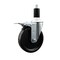 Service Caster 5'' SS Phenolic Swivel 1-3/8'' Expanding Stem Caster Total Lock Brake SCC-SSEXTTL20S514-PHS-138 - alternate 1